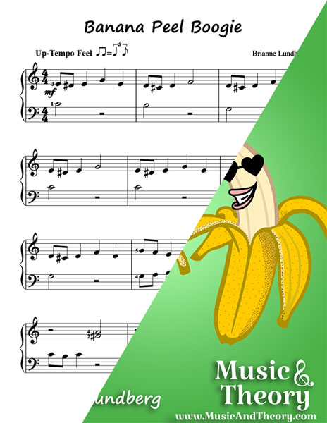 Banana Peel Boogie Piano Sheet Music Sample