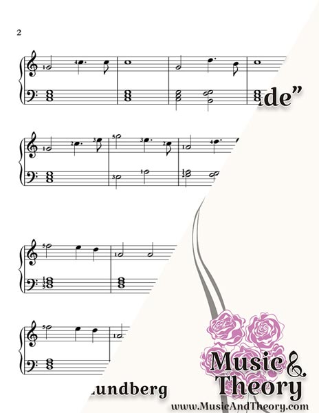 Here Comes the Bride Piano Sheet Music | MusicAndTheory.com